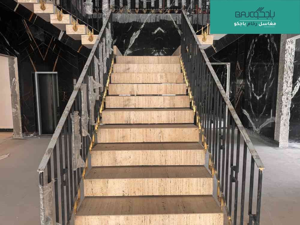 درج رخام معلق رخام ترافنتينو ايطالي