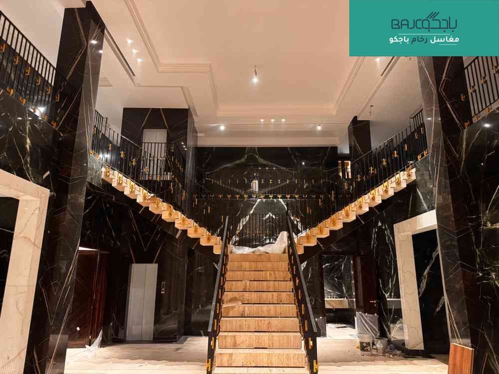 درج رخام معلق رخام ترافنتينو ايطالي