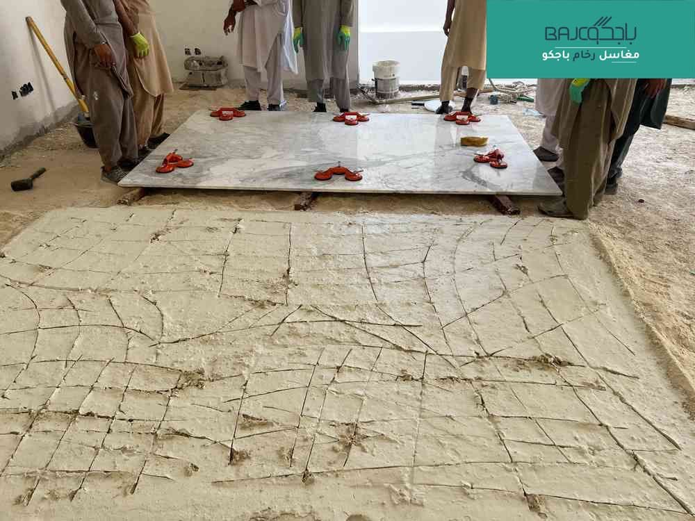 تركيب رخام الواح كبيرة