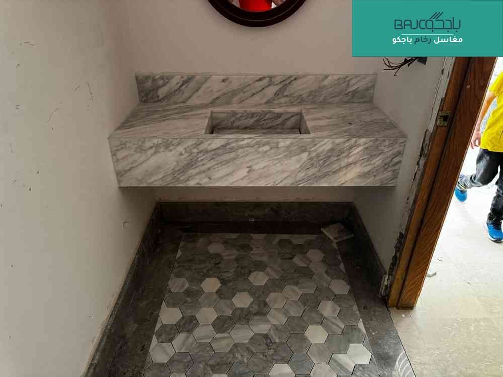 مغسلة رخام كرارة